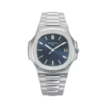 Patek Philippe Nautilus 5711/1P-001 Blue Baguette Dial 40Th Anniversary Limited Edition Of 700 Pieces Platinum Men’S Watch