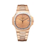 Patek Philippe Nautilus 5723/1R-001 18K Rose Gold 40mm Champagne Dial Mens Watch