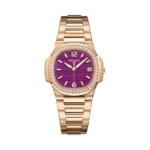 Patek Philippe Nautilus 7010/1R-013 Rose Gold And Diamond Purple Dial