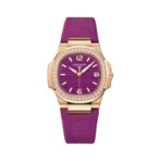 Patek Philippe Nautilus 7010R-013 Quartz Diamond Lacquered Purple Dial - Image 2