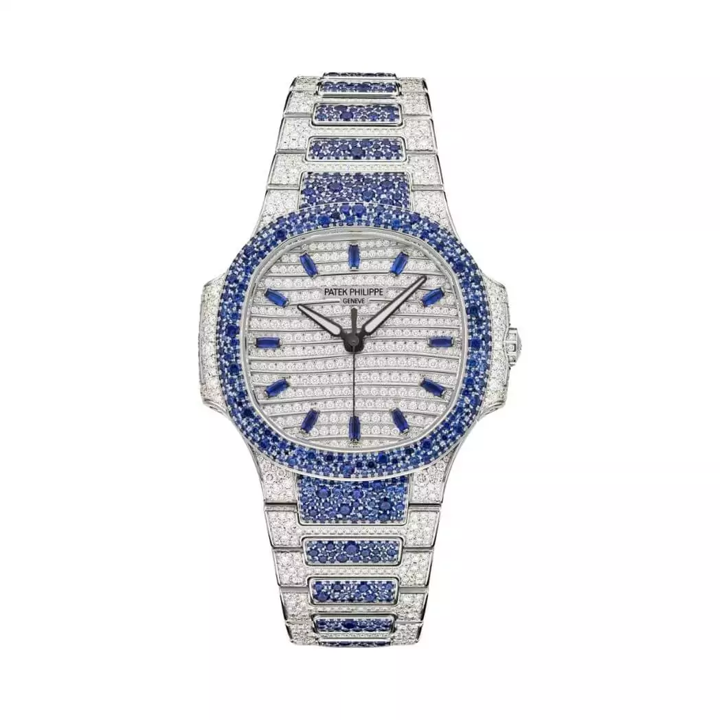 Patek-Philippe-Nautilus-71181451G-001.jpg Patek Philippe Nautilus 7118/1451G-001 Haute Joaillerie Automatic Diamond - Image 1