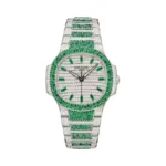 Patek Philippe Nautilus 7118/1453G-001 Haute Joaillerie Automatic Emeralds Diamond
