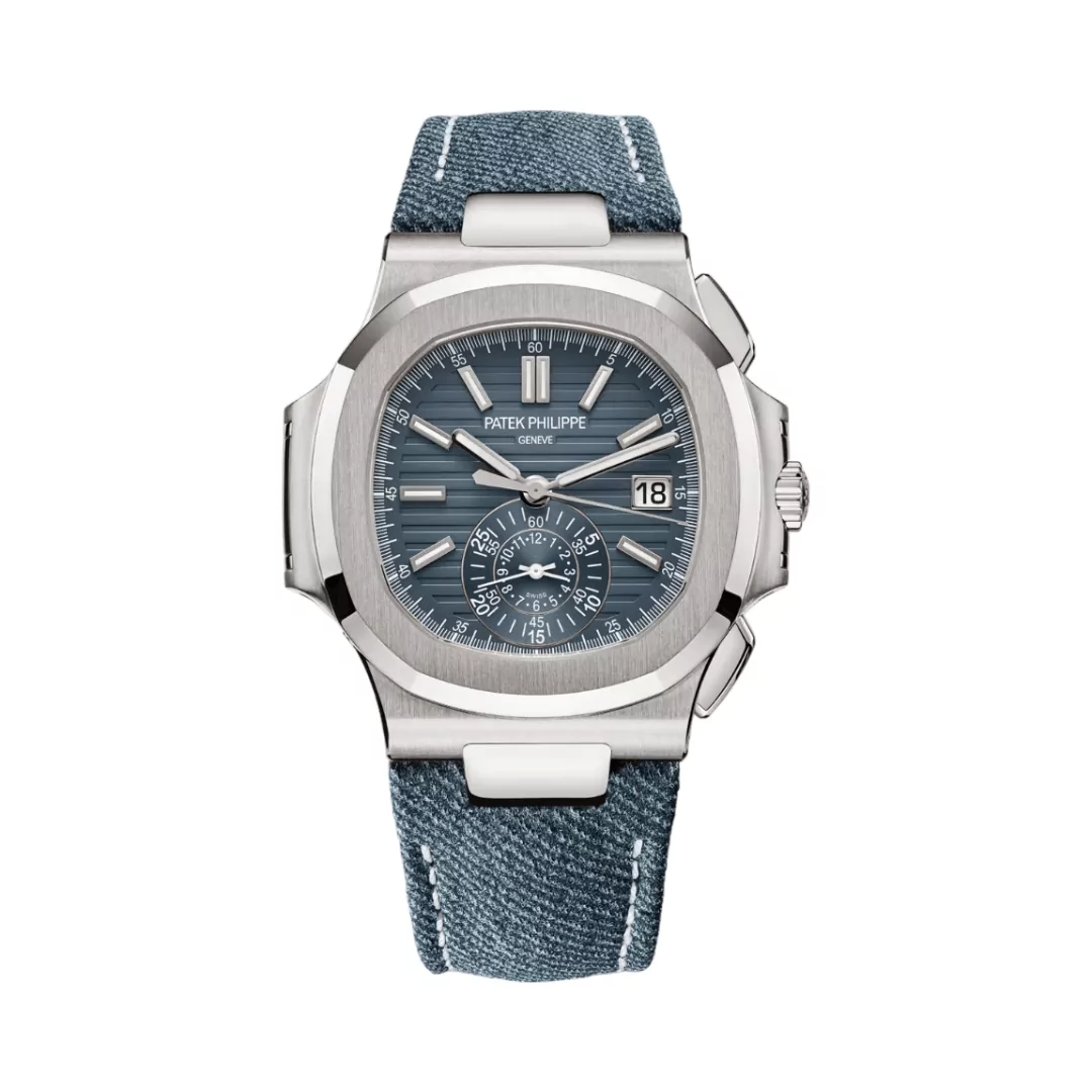 Patek-Philippe-Nautilus-self-winding-598060G-001.png Patek Philippe Nautilus self-winding 5980/60G-001 Blue Dial - Image 1