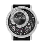 Piaget Altiplano 900P G0A39120 White Gold Baguette Diamond 38mm Gray Dial Womens Watch - Image 3