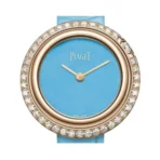 Piaget Possession G0A43089 Quartz RG Turquoise Leather Strap Blue Dial - Image 3