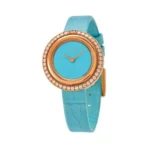 Piaget Possession G0A43089 Quartz RG Turquoise Leather Strap Blue Dial - Image 5