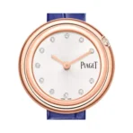 Piaget Possession G0A43091 Silver Diamond Dial Blue Leather Strap - Image 3