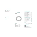 RD. Eternity Band- 24 Pointer- 4.09CTS-HRD-E-F/VVS-VS,75924R,Total Wt – 4.74gm - Image 2