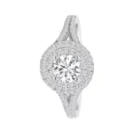 RING- 0.60 CTS-HRD-F-G/VVS-VS,A17RS,Total Wt – 3.73gm - Image 2