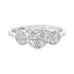 RING-3 Pointer-0.7CTS-HRD-E-F/SI, 677RI,Total Wt – 2.88gm