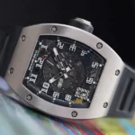 Richard Mille Rm 010 Ti Skeleton Dial Automatic 48 X 39.3 Mm Titanium Black Rubber Straps Men’S Watch