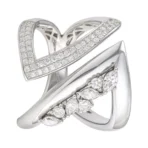 ROUND-MARQUISE RING-HRD-F-G/VS 0.77 CTS- A15R,Total Wt – 7.09gm - Image 3