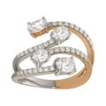 ROUND & OVAL RING- HRD- E-F/VS 1.33 CTS- A52R,Total Wt – 6.35gm