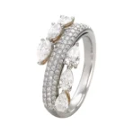 ROUND-PEAR RING-HRD-E-F/VVS-VS 1.64 CTS- A53R,Total Wt -5.76gm - Image 2