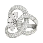 ROUND-PEAR RING-HRD-F-G/VVS-VS 1.76 CTS- A31R,Total Wt -6.52gm