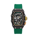 Richard Mille RM 07-04 Black Carbon TPT Automatic Sport 31mm Skeleton Dial Unisex Watch