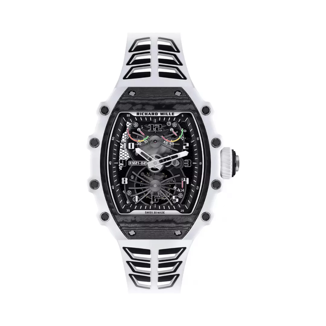 Richard-Mille-RM-21-02-White.png (1) Richard Mille RM 21-02 White Manual Winding Tourbillon Aerodyne Limited Edition 50 Pieces - Image 1