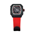 Richard Mille RM 67-02 Extra Flat Italy Carbon TPT Red Green Skeleton Dial 38mm Unisex Watch
