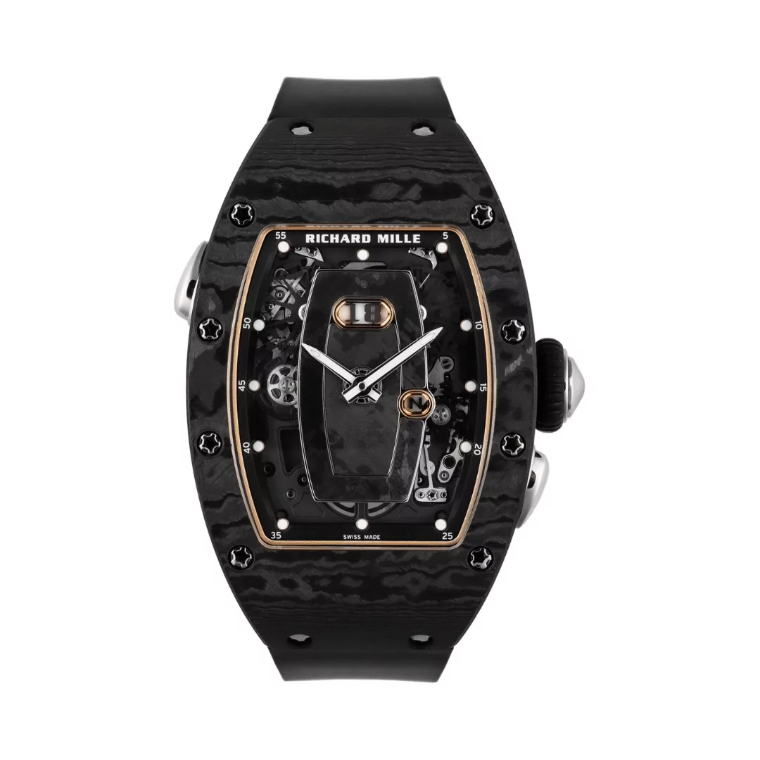 Richard-Mille-RM037-TI-CA.png Richard Mille RM037 TI-CA Automatic All black Carbon TPT Dial - Image 1