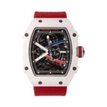 Richard Mille RM 67-02 CA-FQ Alexis Pinturault White Carbon TPT 38.7mm Skeleton Dial Unisex Watch