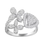 Ring -0.93 CTS- HRD-E-F/VS-SI 964R,Total Wt – 4.14gm