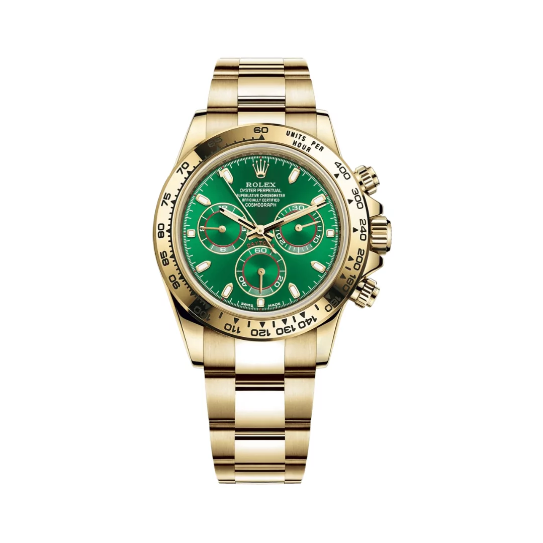 Rolex-Cosmograph-Daytona-116508-Green-John-Mayer.png Rolex Cosmograph Daytona 116508 Green John Mayer Oyster Perpetual 40mm Mens Watch - Image 1