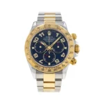 Rolex Cosmograph Daytona 116523 Steel & Yellow Gold 40mm Blue Racing Dial Men’s Watch