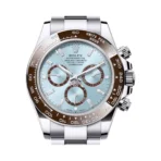 Rolex Cosmograph Daytona 126506-0002 Diamond-Set Chestnut Brown Bezel Oyster Platinum Bracelet Ice Blue Dial - Image 2