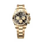 Rolex Cosmograph Daytona 126508-0003 Yellow Gold Fixed Bezel Black Diamond Dial