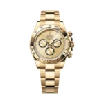 Rolex Cosmograph Daytona 126508-0005 18k Yellow Gold Bezel Golden Dial