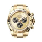 Rolex Cosmograph Daytona 126508-0006 Yellow Gold Oyster Bracelet Champagne Stick Dial - Image 2