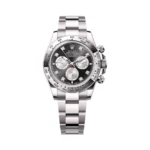 Rolex Cosmograph Daytona 126509-0002 18kt White Gold Black Diamond Dial