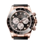 Rolex Cosmograph Daytona 126515LN-0004 Rose Gold Black Rubber And Black Diamond Dial - Image 2