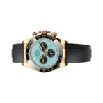Rolex Cosmograph Daytona 126518LN-0014 Oysterflex Yellow Gold Turquoise Dial 40mm Men’s Watch - Image 2