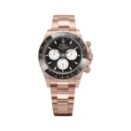 Rolex Cosmograph Daytona 126525LN Le-Mans Rose Gold Black Ceramic Bezel Black Dial 40mm Men’s Watch