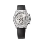 Rolex Cosmograph Daytona 126539TBR-0002 White Gold & Steel Diamond Dial Oysterflex Bracelet Diamond Bezel 40mm Unisex Watch
