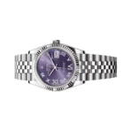 Rolex Datejust 126234-0021 Oystersteel White Gold Aubergine Dial 36mm Women’s Watch - Image 3