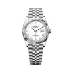 Rolex Datejust 126234-0025 Oystersteel White Gold White Roman Dial 36mm Unisex Watch