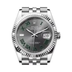 Rolex Datejust 126234-0045 Oystersteel White Gold Gray Dial 36mm Unisex Watch - Image 2