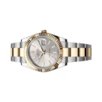 Rolex Datejust 126333-0001 Oystersteel 18kt Yellow Gold 41mm Silver Dial Mens Watch - Image 3