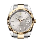 Rolex Datejust 126333-0001 Oystersteel 18kt Yellow Gold 41mm Silver Dial Mens Watch - Image 2