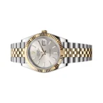 Rolex Datejust 126333-0002 Oystersteel 18kt Yellow Gold 41mm Silver Dial Mens Watch - Image 3