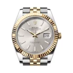 Rolex Datejust 126333-0002 Oystersteel 18kt Yellow Gold 41mm Silver Dial Mens Watch - Image 2