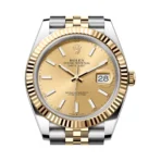 Rolex Datejust 126333-0010 Oystersteel 18kt Yellow Gold 41mm Champagne Dial Mens Watch - Image 2
