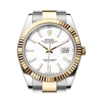 Rolex Datejust 126333-0015 Oystersteel 18kt Yellow Gold 41mm White Dial Mens Watch - Image 2