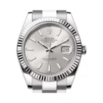 Rolex Datejust 126334-0003 Oystersteel 18K White Gold Bezel Silver Index Dial 41mm Mens Watch - Image 2