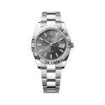 Rolex Datejust 126334-0013 Oystersteel White Gold Grey Dial 41mm Men’s Watch