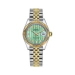 Rolex Datejust 279173 MGDJ Steel & Yellow Gold 28mm Mint Green Diamond Dial Ladies Watch