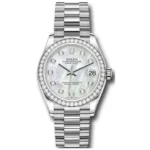 Rolex Datejust 31 M278289Rbr-0005 White Diamond 18K White Gold
