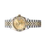 Rolex Datejust 31mm 278273 Yellow Dial Steel And Gold Yellow Gold Fluted Bezel Jubilee Womens Watch - Image 2